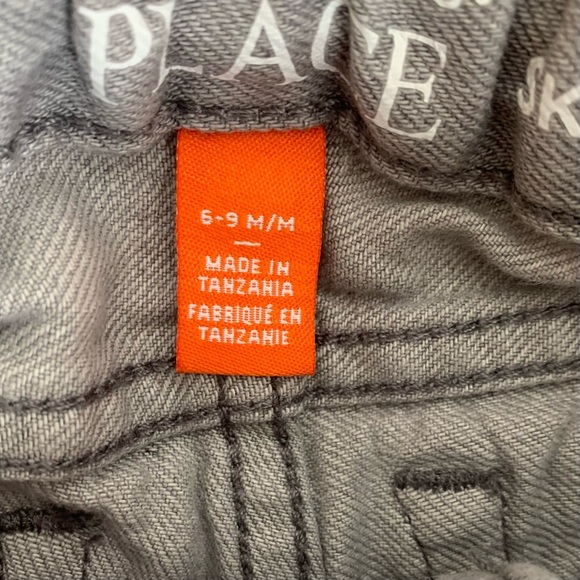 🌟3/$15🌟The Children's Place Grey Wash Skinny Jeans Baby Size 6-9M - Picture 8 of 9